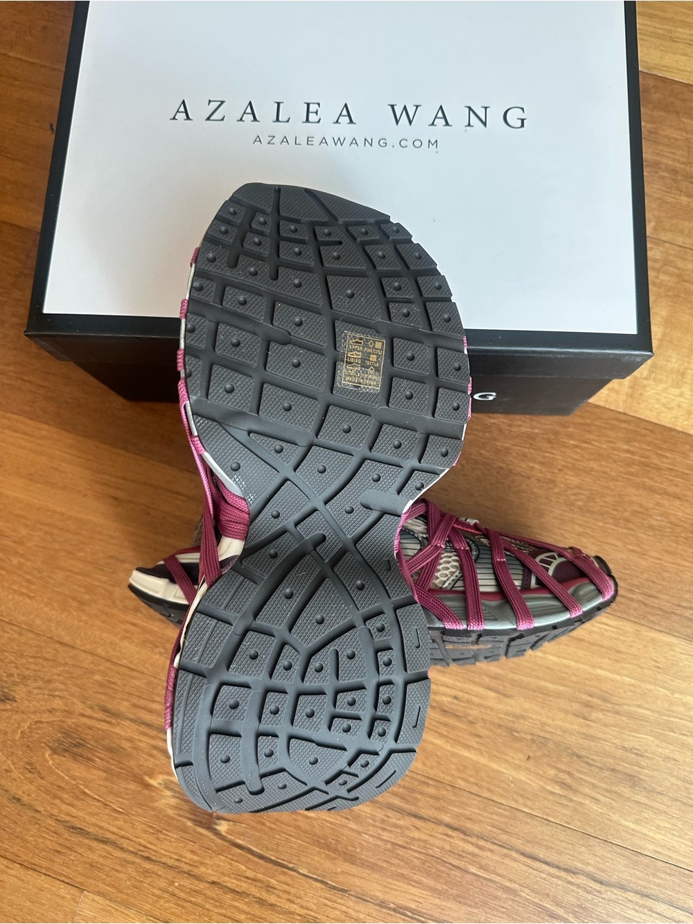 Azalea Wang Women's Pink Trail-Inspired Sneakers - Picture 3 of 4